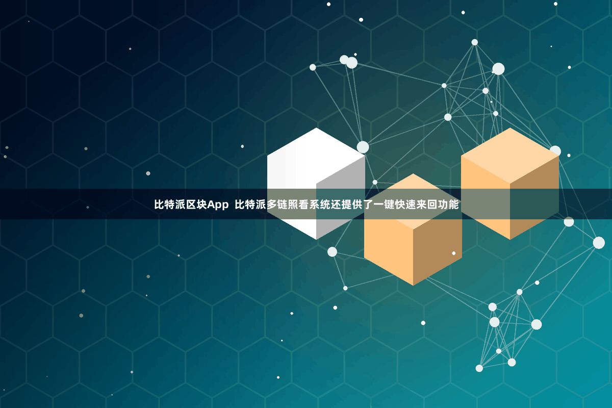 比特派区块App  比特派多链照看系统还提供了一键快速来回功能
